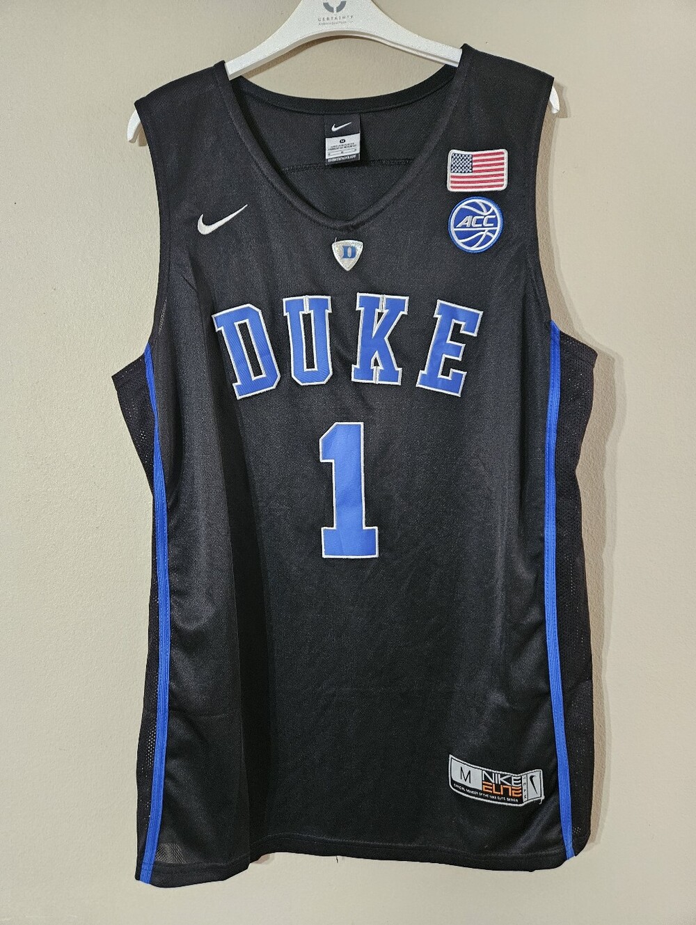 Nike Elite Zion Williamson Duke College Jersey Medium